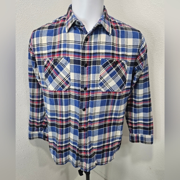 Dockers men's large flannel - Picture 1 of 6